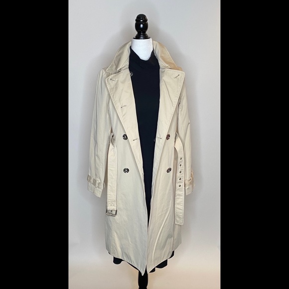 Michael Michael Kors Double Breasted Trench Coat - Picture 6 of 9